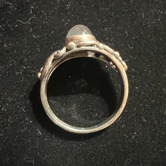 925 STERLING Silver Moonstone Ring - Picture 4 of 6